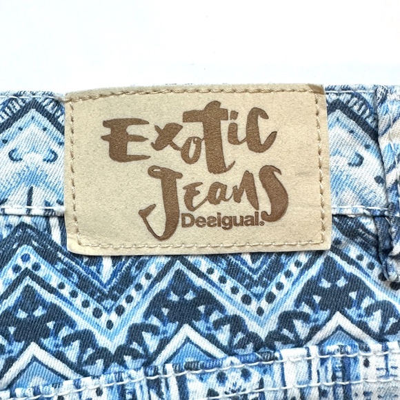 Desigual high rise skinny Exotic jeans - Picture 6 of 14